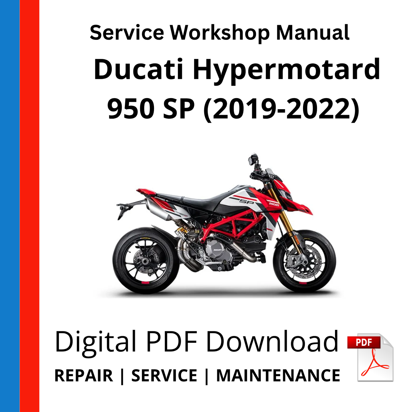 Ducati Hypermotard 950 SP (2019-2022) Service Workshop Manual