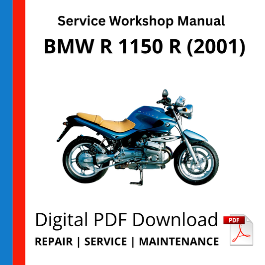 BMW R 1150 R (2001) Service Workshop Manual
