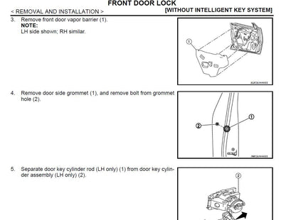 2015 Nissan Rogue Service Workshop Manual