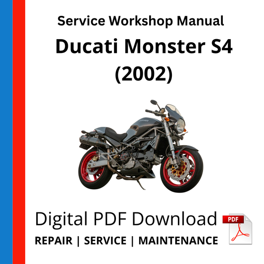 Ducati Monster S4 (2002) Service Workshop Manual