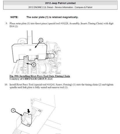 Jeep Patriot 2007-2012 Service Workshop Manual