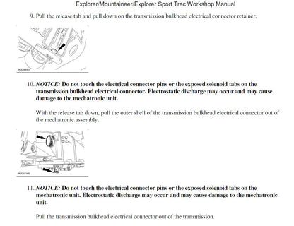 Ford Explorer 2006-2010 Service Workshop Manual