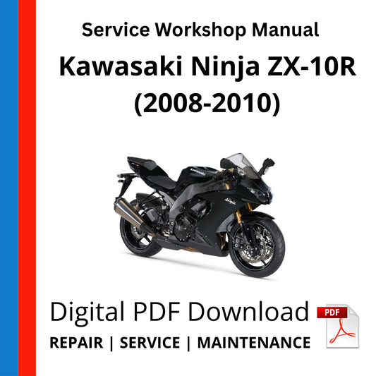 Kawasaki Ninja ZX-10R (2008-2010) Service Workshop Manual