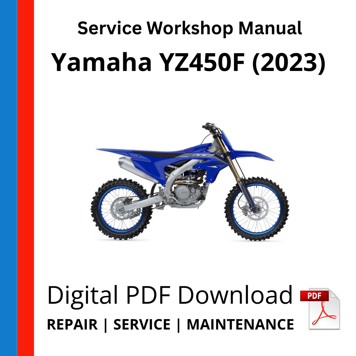 Yamaha YZ450F (2023) Service Workshop Manual