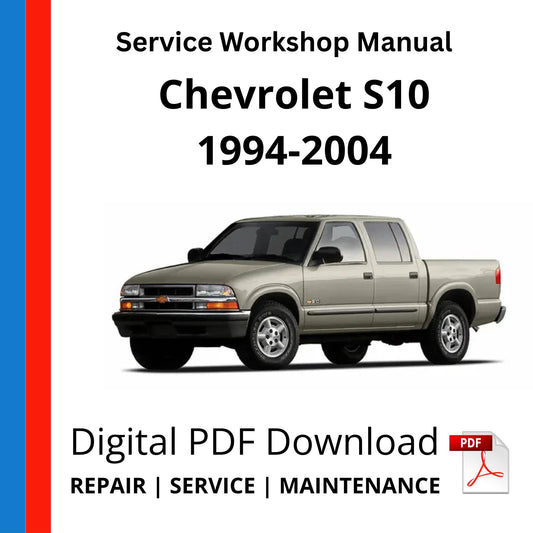 Chevrolet S10 1994-2004 Service Workshop Manual