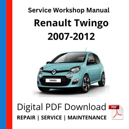 Renault Twingo 2007-2012 Service Workshop Manual