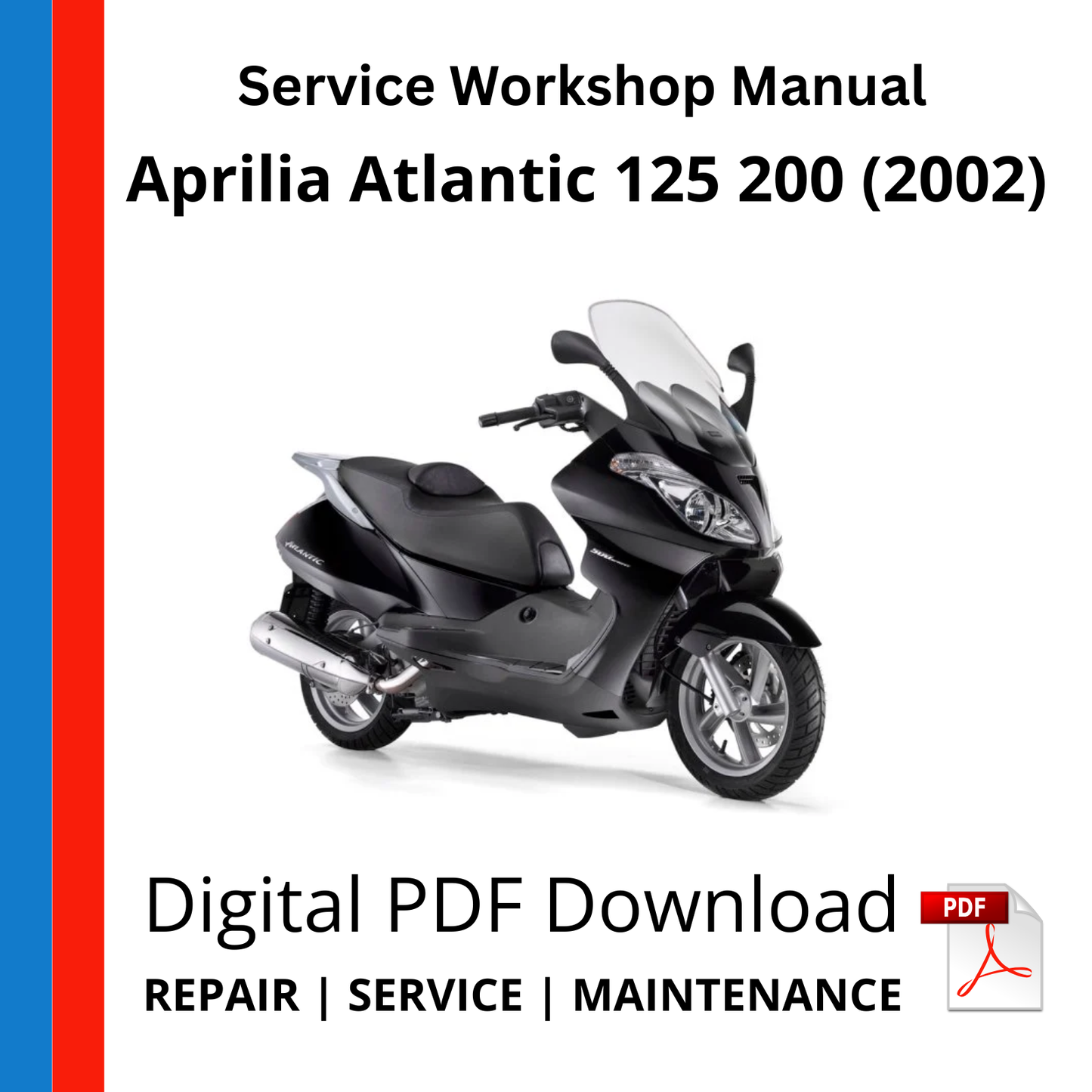 Aprilia Atlantic 125 200 (2002) Service Workshop Manual