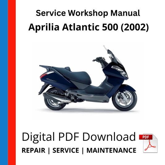 Aprilia Atlantic 500 (2002) Service Workshop Manual