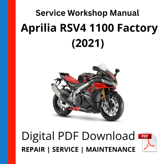 Aprilia RSV4 1100 Factory (2021) Service Workshop Manual