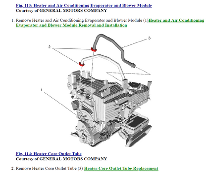 Cadillac SRX 2010-2012 Service Workshop Manual