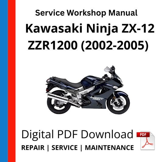 Kawasaki Ninja ZX-12 ZZR1200 (2002-2005) Service Workshop Manual