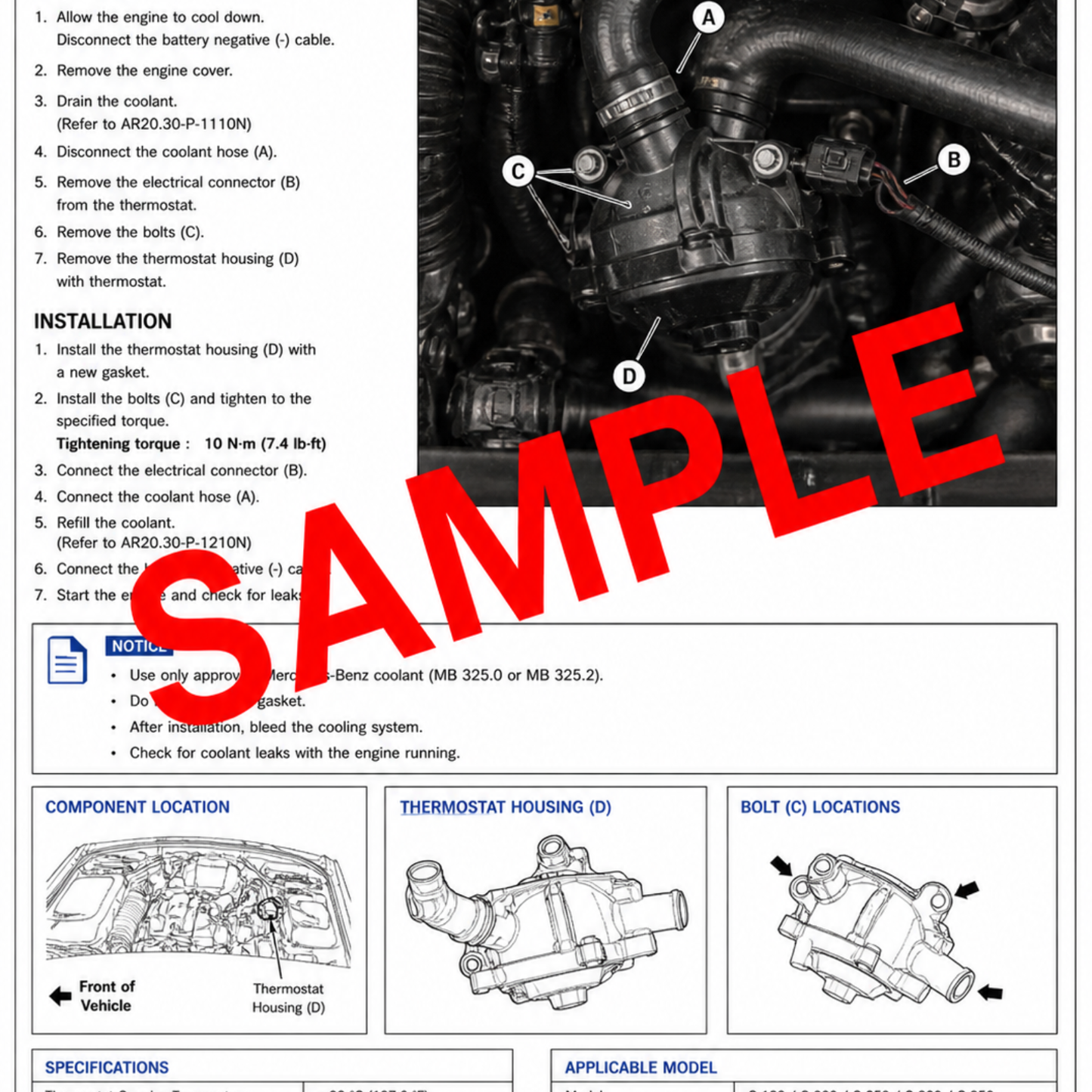 Mercedes Benz TN 1977-1995 Service Workshop Manual