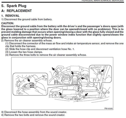 Subaru BRZ 2013-2015 Service Workshop Manual