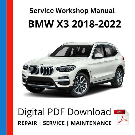 BMW X3 G01 2018-2022 Service Workshop Manual
