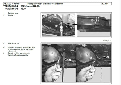 Mercedes Benz C-Class W205 2014-2018 Service Workshop Manual