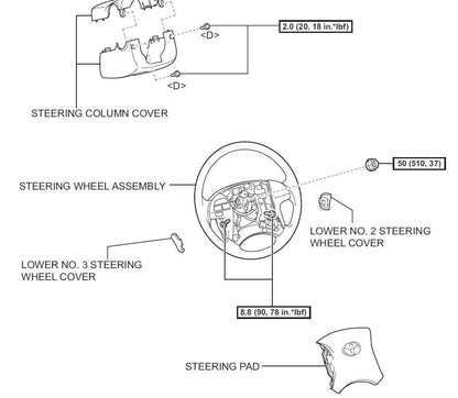 Toyota Camry XV40 2006-2011 Service Workshop Manual