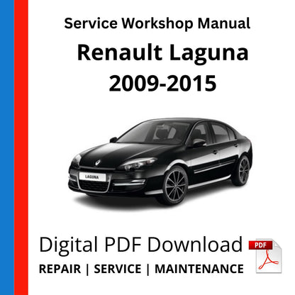 Renault Laguna 2009-2015 Service Workshop Manual