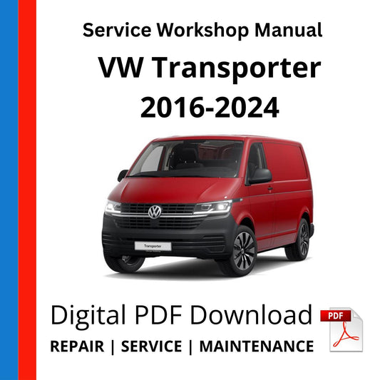 Volkswagen Transporter T6 2016-2024 Service Workshop Manual