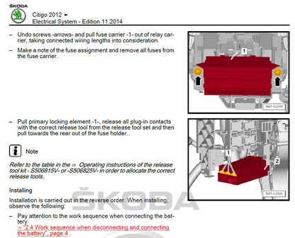 Skoda Citigo 2012-2020 Service Workshop Manual