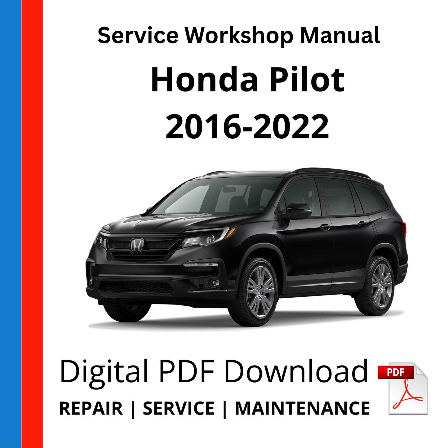 Honda Pilot 2016-2022 Service Workshop Manual