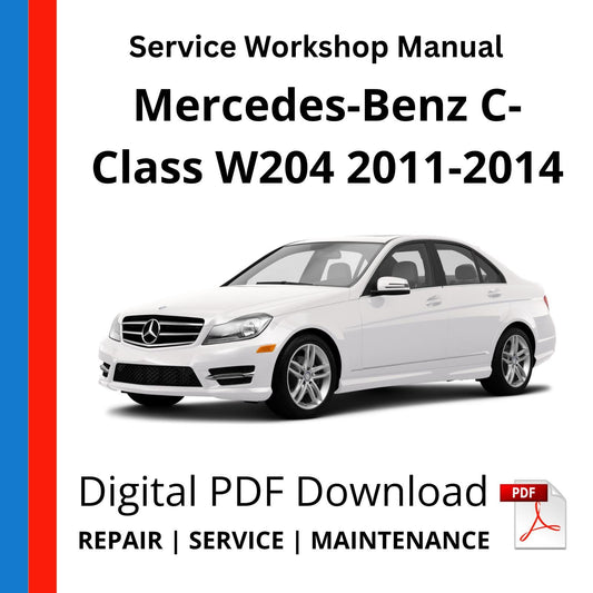 Mercedes-Benz C-Class W204 2011-2014 Service Workshop Manual