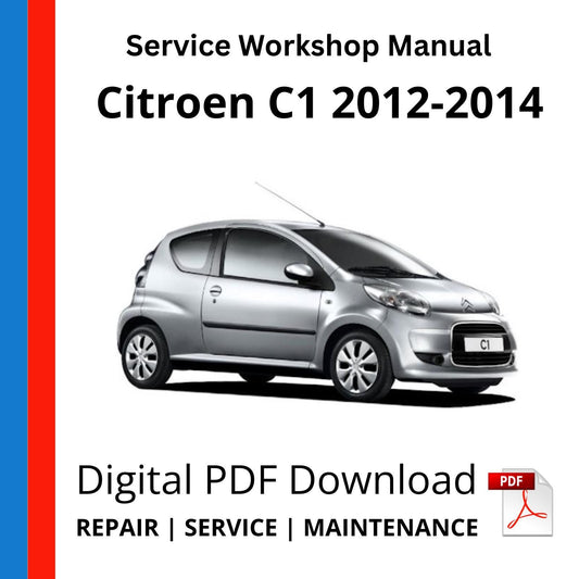Citroen C1 2012-2014 Service Workshop Manual