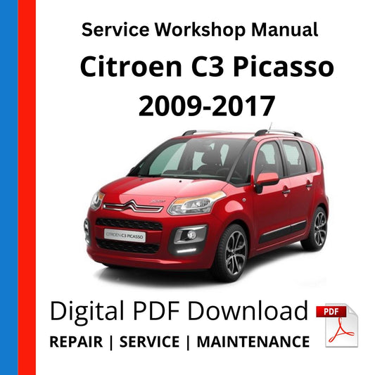 Citroen C3 Picasso 2009-2017 Service Workshop Manual