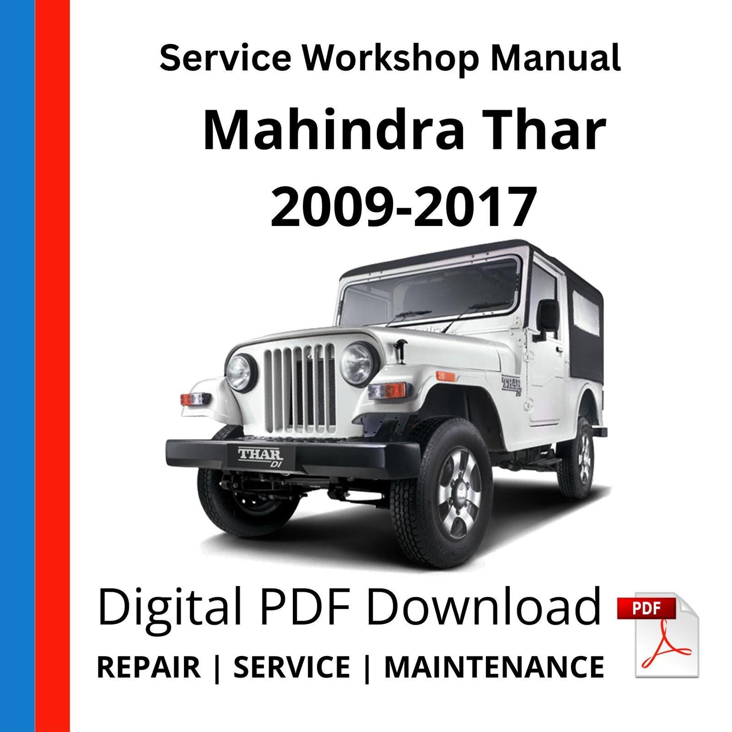 Mahindra Thar 2009-2017 Service Workshop Manual