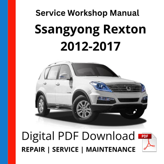 Ssangyong Rexton 2012-2017 Service Workshop Manual