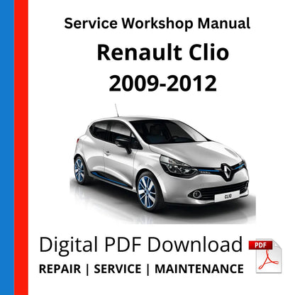 Renault Clio 2009-2012 Service Workshop Manual