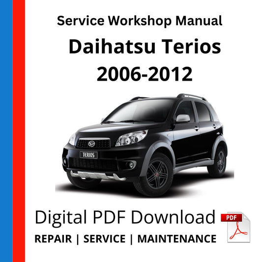 Daihatsu Terios 2006-2012 Service Workshop Manual