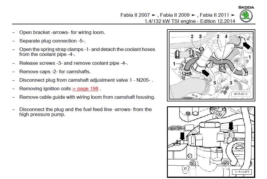 Skoda Fabia 2007-2014 Service Workshop Manual